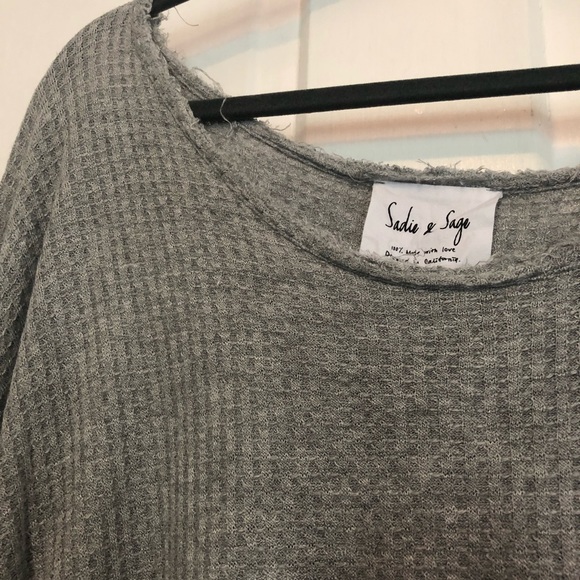 Sadie & Sage Waffled Shirt - Picture 3 of 5